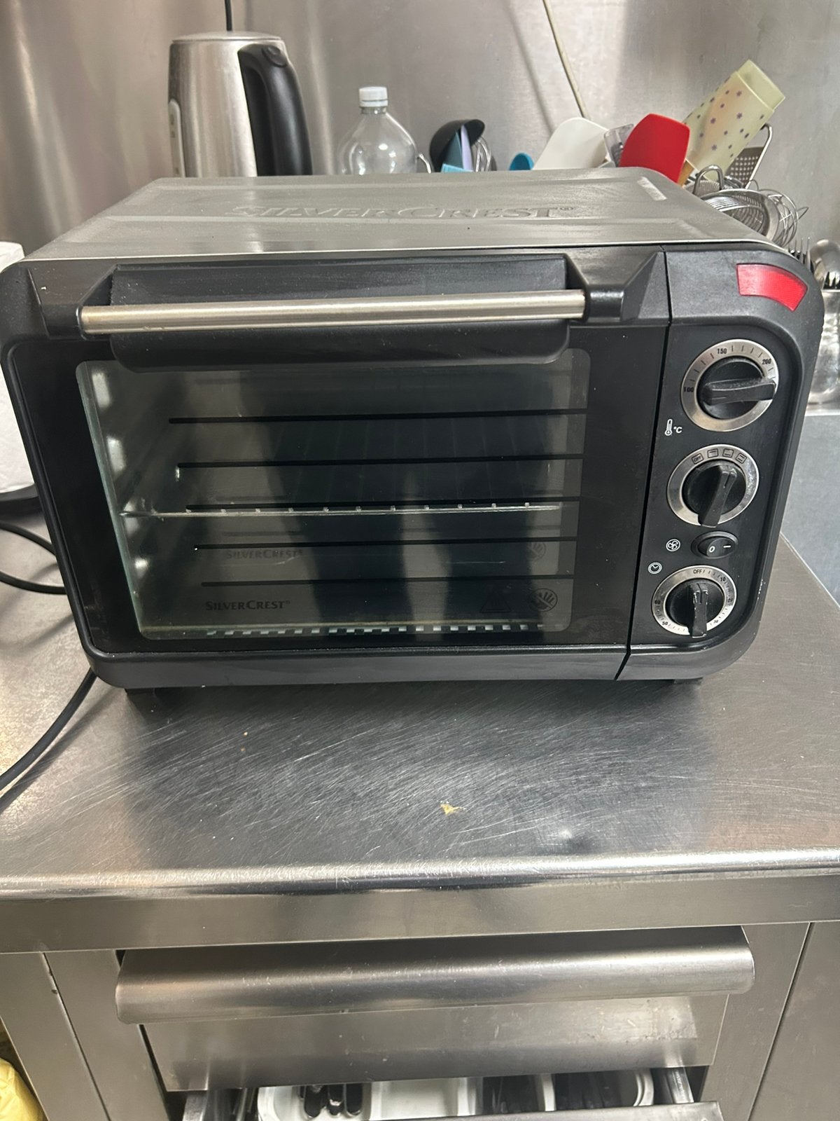 SilverCrest Mini elektrische oven — Circulerende warmte, Elektronische apparatuur, Ophalen, Zo goed als nieuw, Silvercrest, Oven