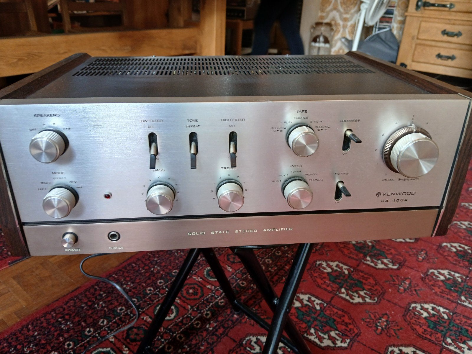 Kenwood KA-4004 – Amplificateur stéréo vintage Solid State (, TV, Hi-fi & Vidéo, Amplificateur à lampes, Amplificateur, Enlèvement ou Envoi
