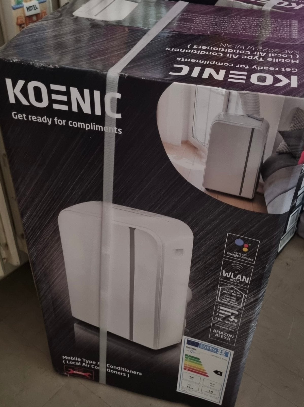️ Airco 9000 BTU Neuf sous emballage, Electroménager, Climatiseurs, Neuf, Enlèvement, Télécommande, Climatiseur mobile