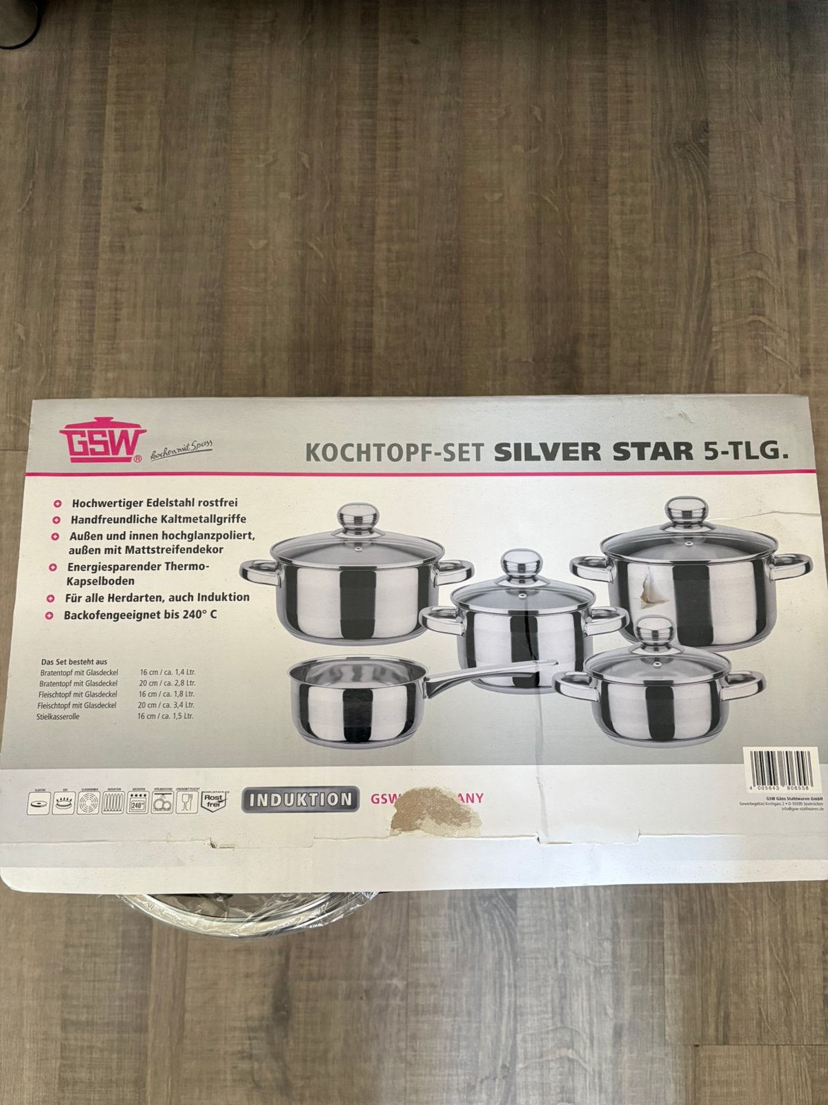 5 delig kookpotten, Ophalen of Verzenden, Nieuw