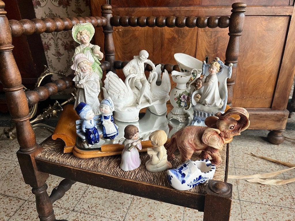 Lot de porcelaine - biscuit vintage, Antiquités & Art, Enlèvement ou Envoi