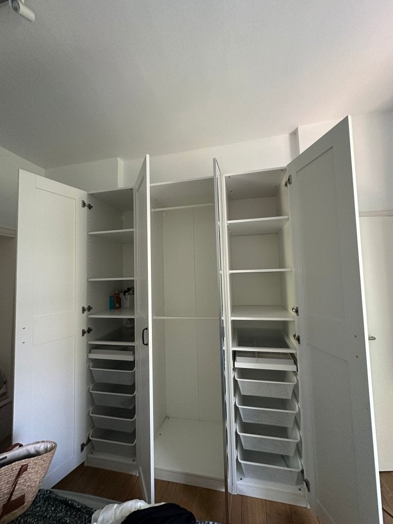 Armoire IKEA PAX 4 portes – Bon état – 350 €, 200 cm ou plus, Pax, Enlèvement, Utilisé