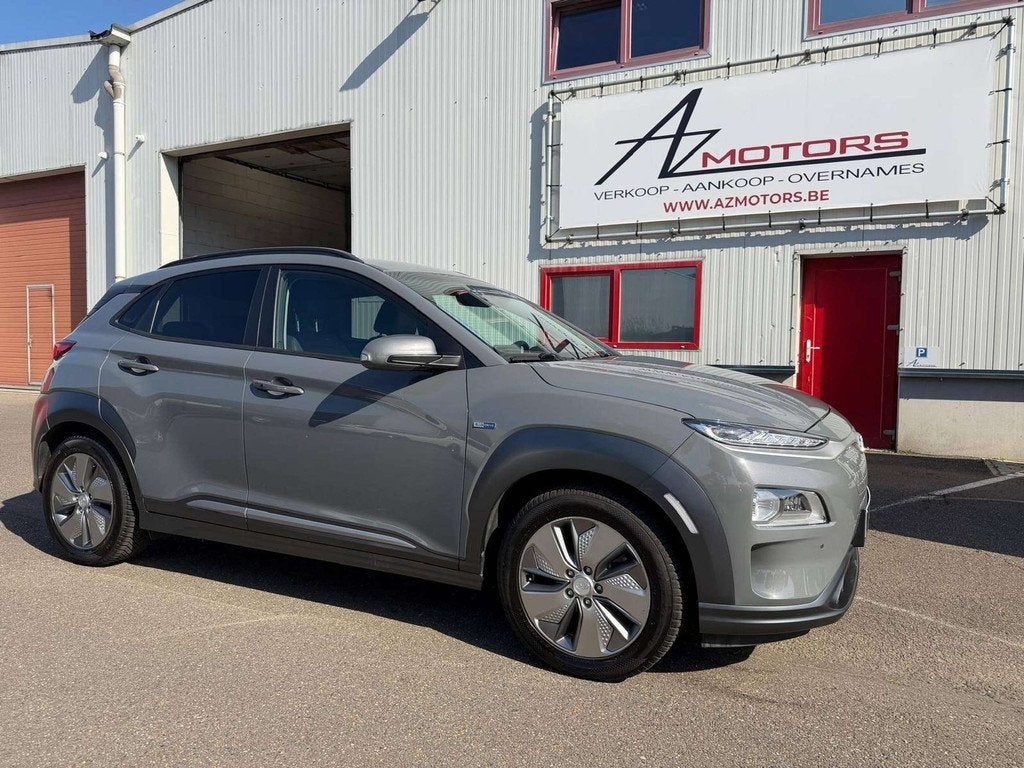 Hyundai KONA e-Kona 64 kWh FULL OPTION! Keyless/Verw & gekoe, Autos, Argent ou Gris, Achat, Euro 6, Entreprise