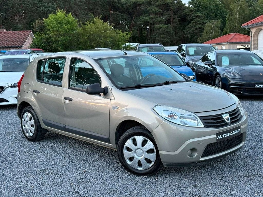 Dacia Sandero Benzine Airco Manueel Zuinige Voertuigen *, Euro 5, Stof, Gebruikt, Automatische klimaatregeling