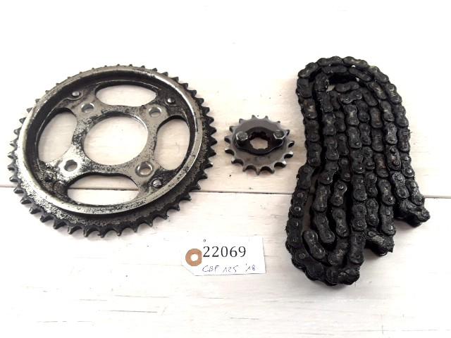 CB125F 2015 - 2020 Honda Kettingset D1-39884