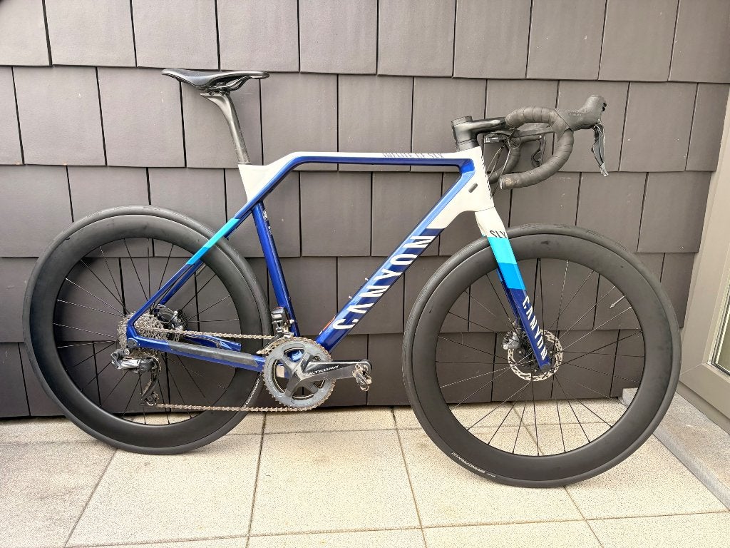 Canyon Inflite CF SLX Ultegra di2 - M/56, Fietsen en Brommers, Zo goed als nieuw, Schijfrem, 53 tot 57 cm, Ophalen