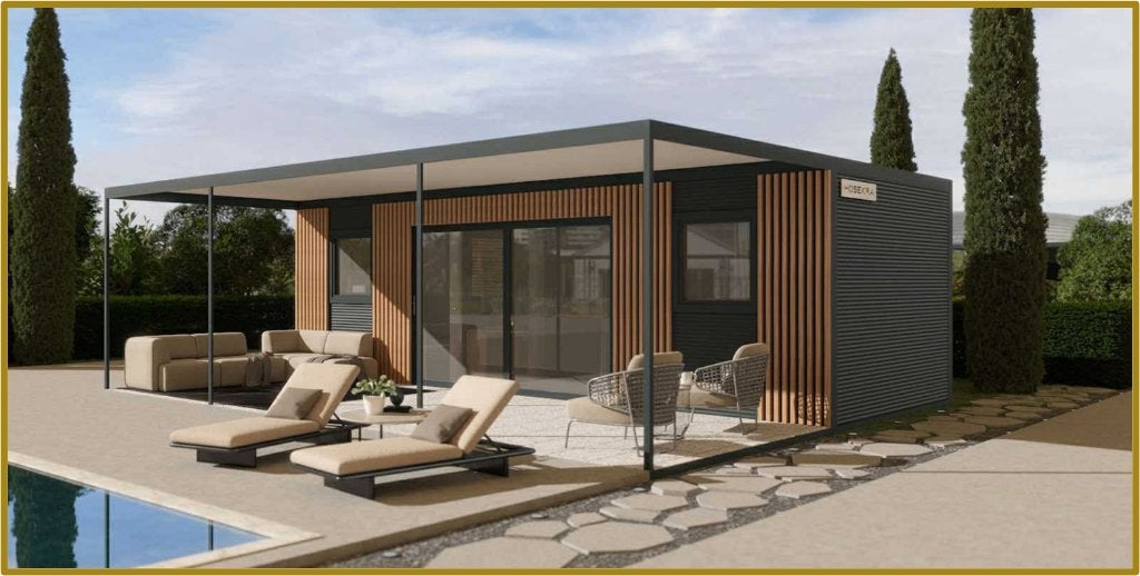 Stacaravan - chalet - prefab - zorgwoning - zorgunit -, 24 m², Verkoop zonder makelaar, 2 kamers, Tot 200 m²