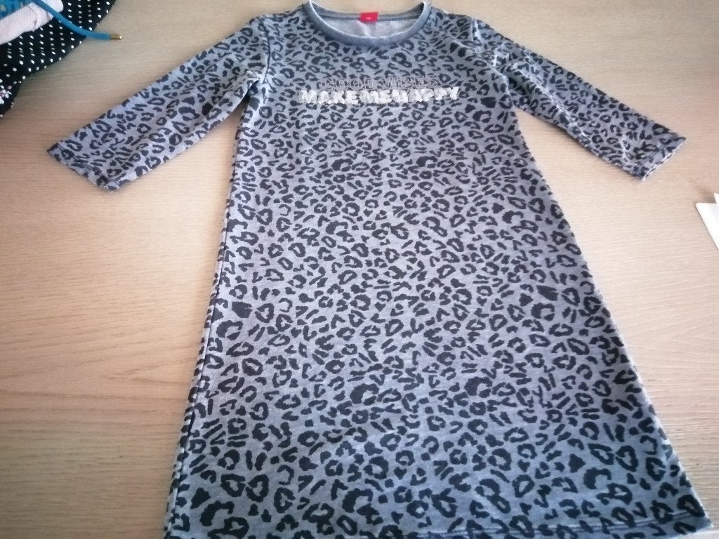 S'OLIVER KLEEDJE MAAT 140, Kinderen en Baby's, Kinderkleding | Maat 140, Meisje, Ophalen of Verzenden, Zo goed als nieuw, Jurk of Rok