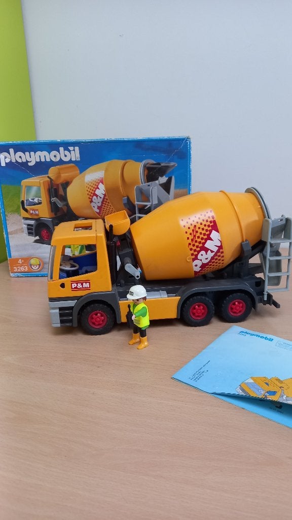 Playmobil: 3263: Cement molen, Gebruikt, Complete set, Voertuig, Ophalen of Verzenden