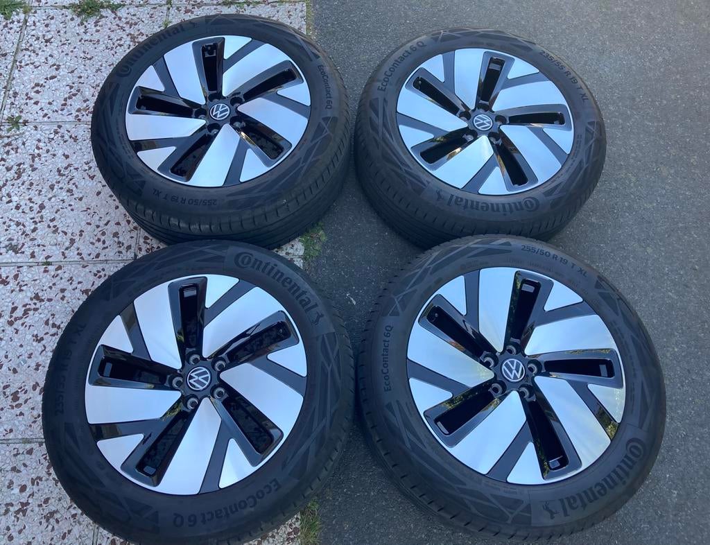 Continental Ecocontact 6Q 235/55 R19 T XL 255/50 R19 T XL, Auto-onderdelen, Banden en Velgen, Gebruikt, Band(en), Zomerbanden