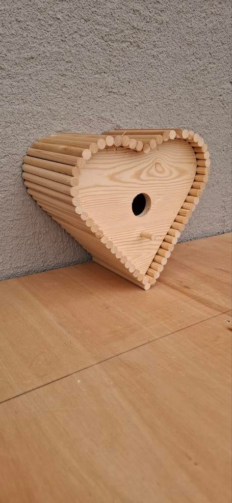 Vogelhuisje in hart vorm, Tuin en Terras, Ophalen