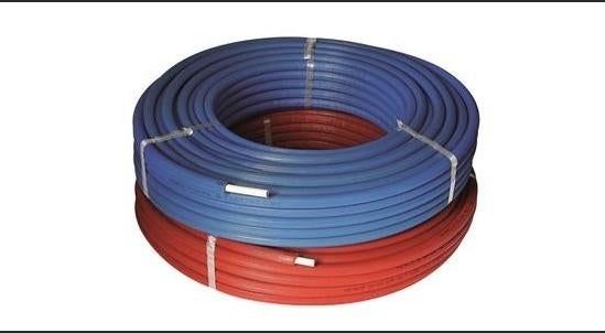 ALPEX BUIS blauw en rood geisoleerd 50 m, Ophalen, Overige typen, Brico quievrain, BRICO QUIEVRAIN