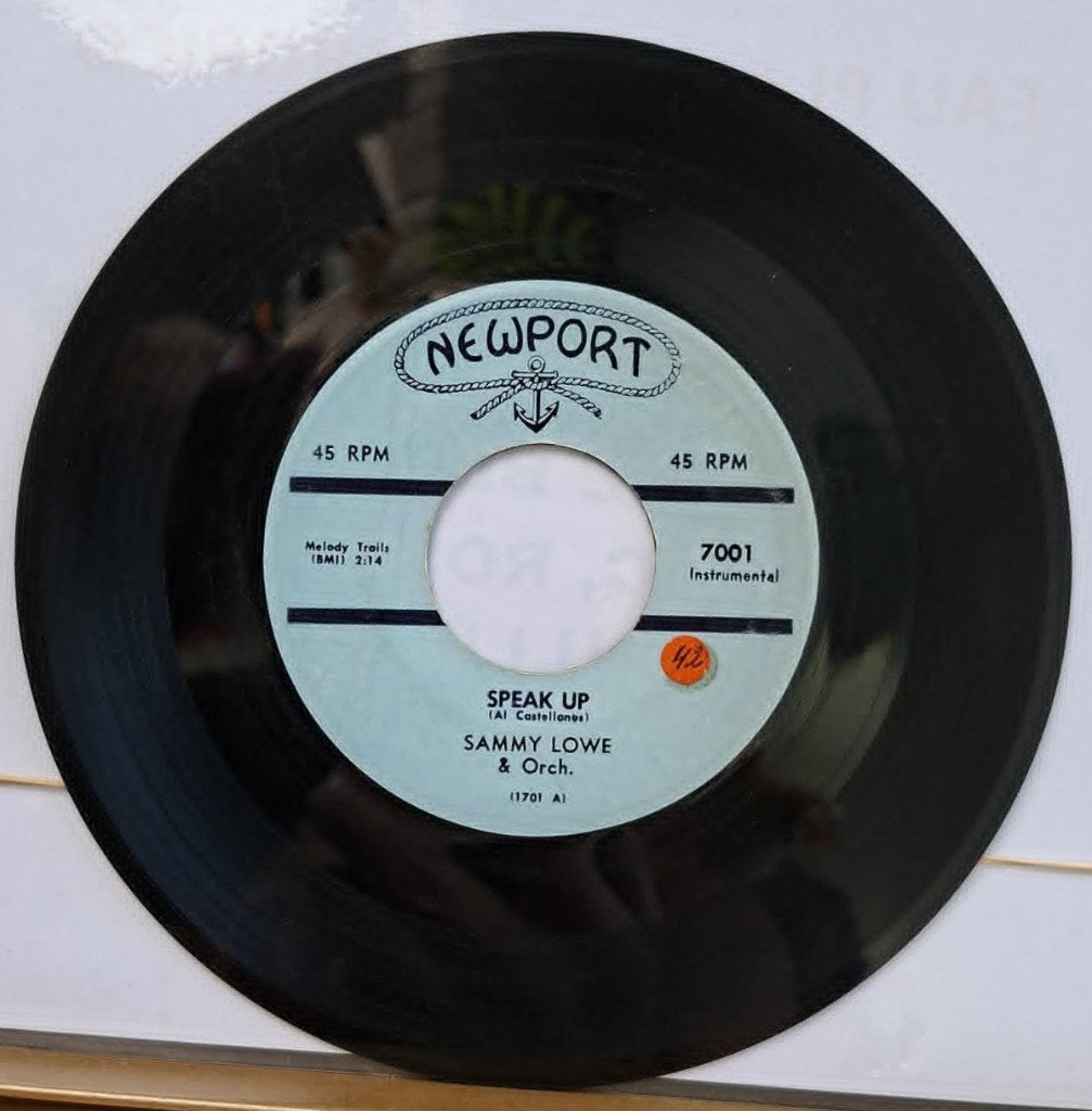 Sammy Lowe - Speak Up – Bijou, Pressage original, Enlèvement ou Envoi, 7 inch, Utilisé