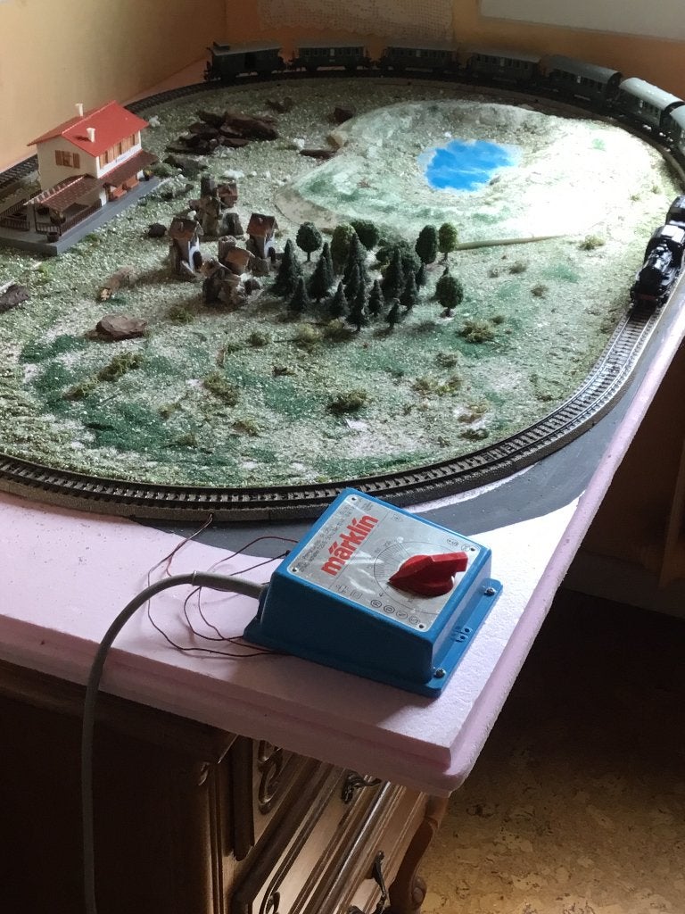Circuit ferroviaire de Marklin, Analogique, Enlèvement ou Envoi, Courant alternatif, Utilisé