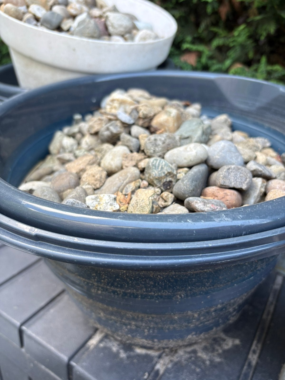 Steentjes buiten gratis, Tuin en Terras, Grind, Keien en Split, Ophalen, Gebruikt, Kei