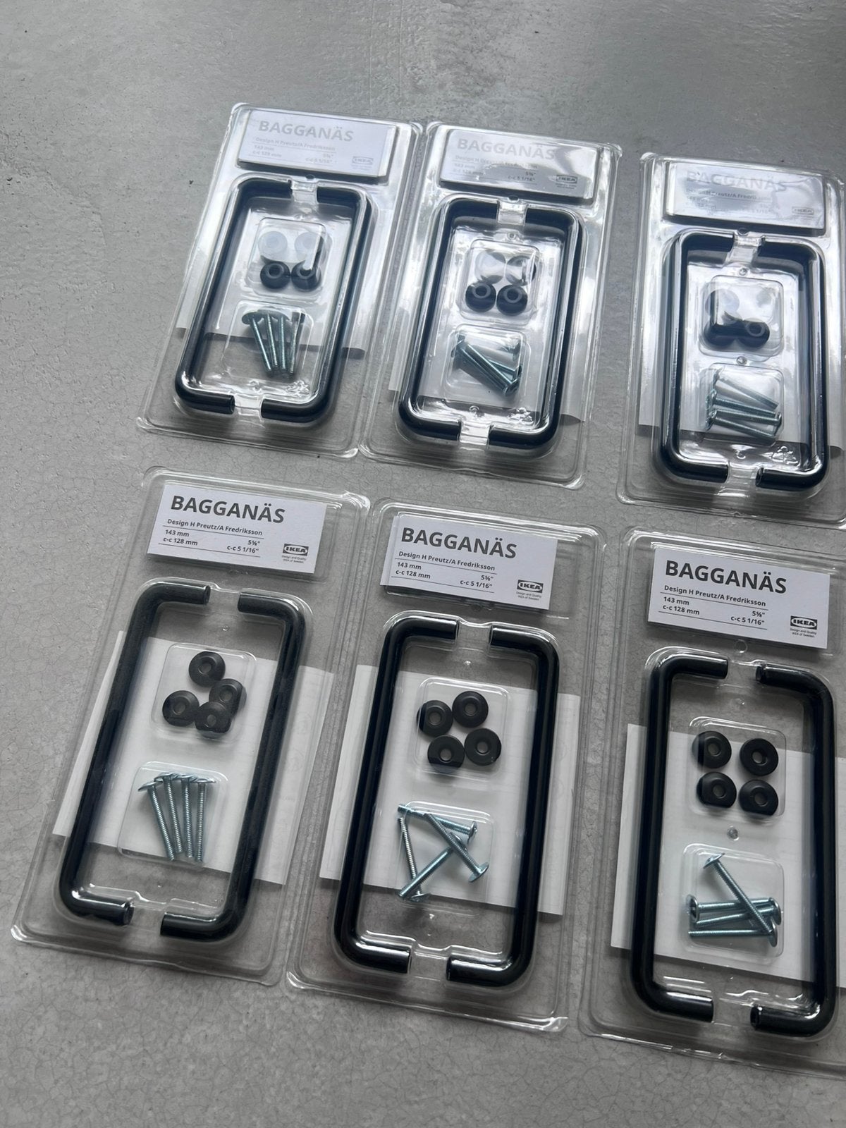 IKEA BAGGANÄS zwarte handgrepen – Nieuw, Ophalen of Verzenden, Nieuw