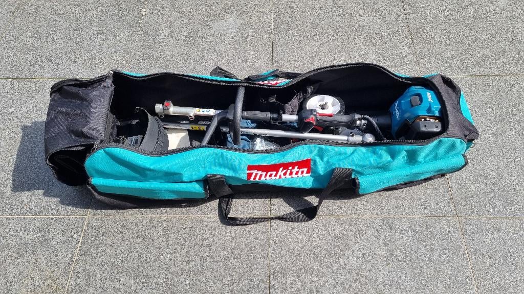 Makita combimotor benzine met opzetstukken en accessoires, Tuin en Terras, Ophalen, Gebruikt, Benzine, Makita