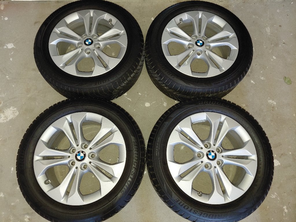 17 inch velgen met winterbanden BMW X1 F48 / X2 F39, Pneus et Jantes, Pneus hiver, Véhicule de tourisme, 17 pouces