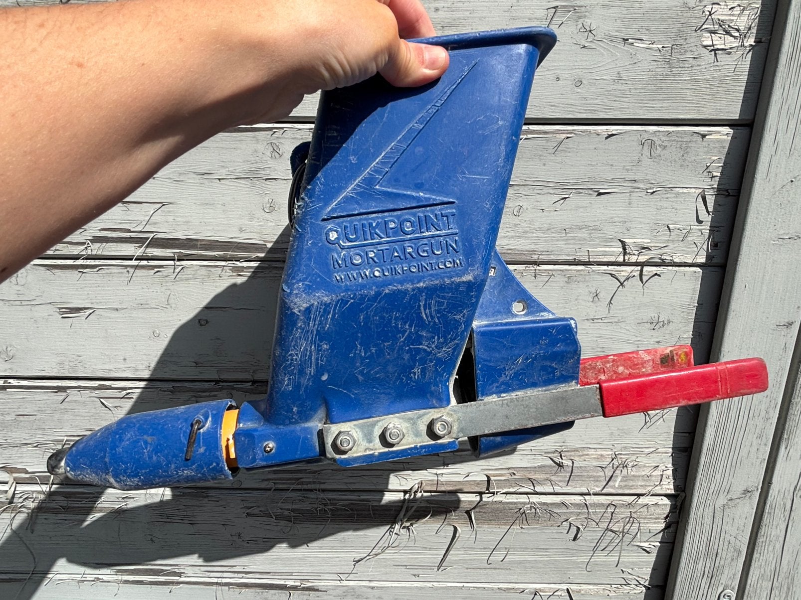 Pistolet à mortier Quikpoint Drill-Mate, Bricolage & Construction, Enlèvement, Utilisé, Autres types, Autres marques
