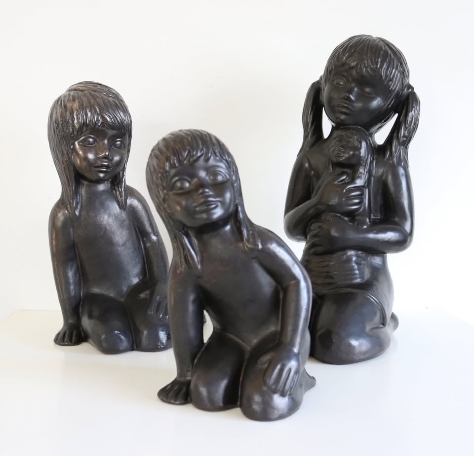 Vintage Sculpturen Emiel Laskaris - Aardewerk Amphora, Antiek en Kunst, Ophalen of Verzenden