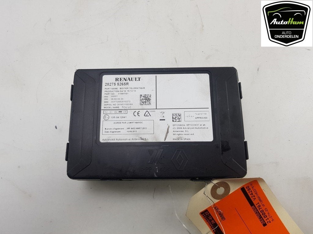 COMPUTER TELEFOON Renault Captur (2R) (|282755265R|), Gebruikt, Renault, Peter-Huppertz-Straße 5
51063  Köln, DE, Dialog.deutschland@renault.de