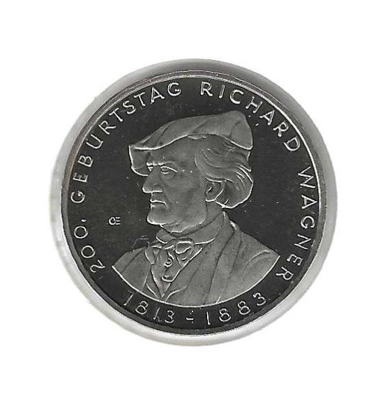 Duitsland, 10 Euro 2013 D, Richard Wagner., Timbres & Monnaies, Enlèvement ou Envoi, Allemagne, 10 euros, Monnaie en vrac