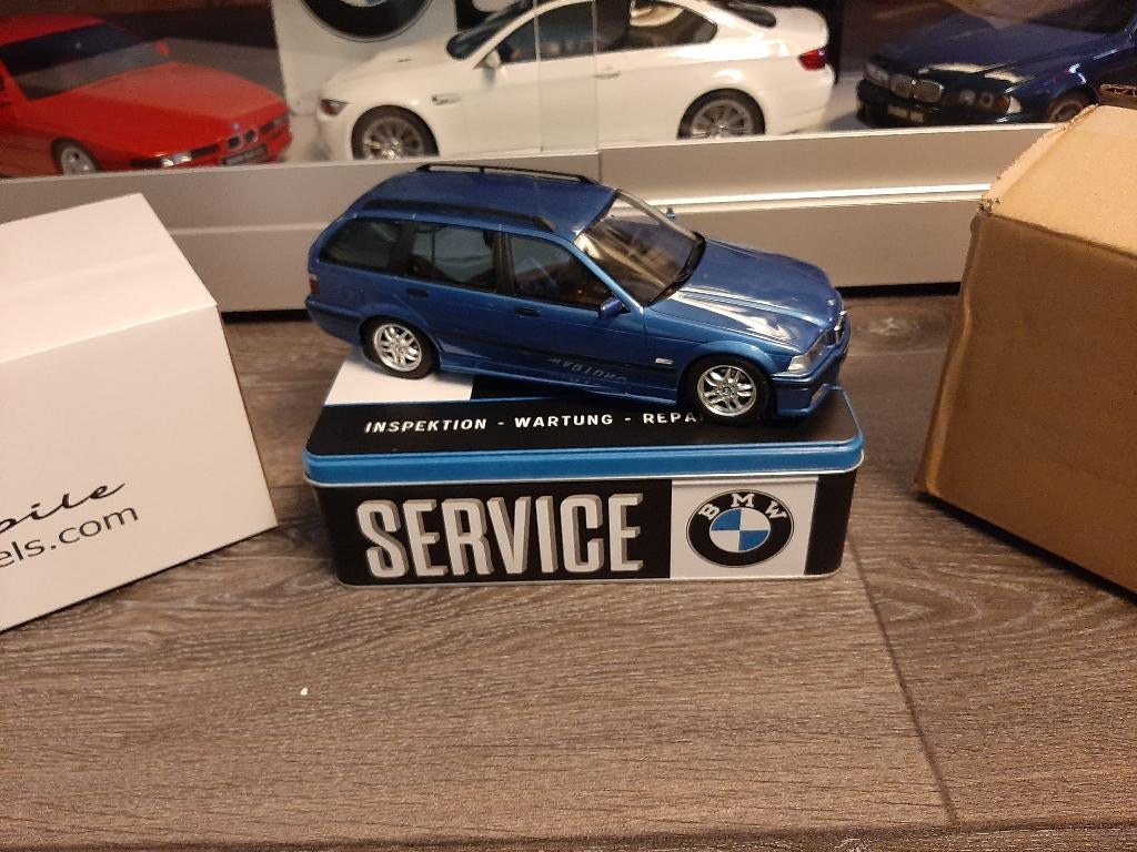 BMW E36 Touring 328I M Pack Estoril Blue OttoMobile 1/18, Hobby en Vrije tijd, Modelauto's | 1:18, Nieuw, Auto, OttOMobile, Ophalen of Verzenden