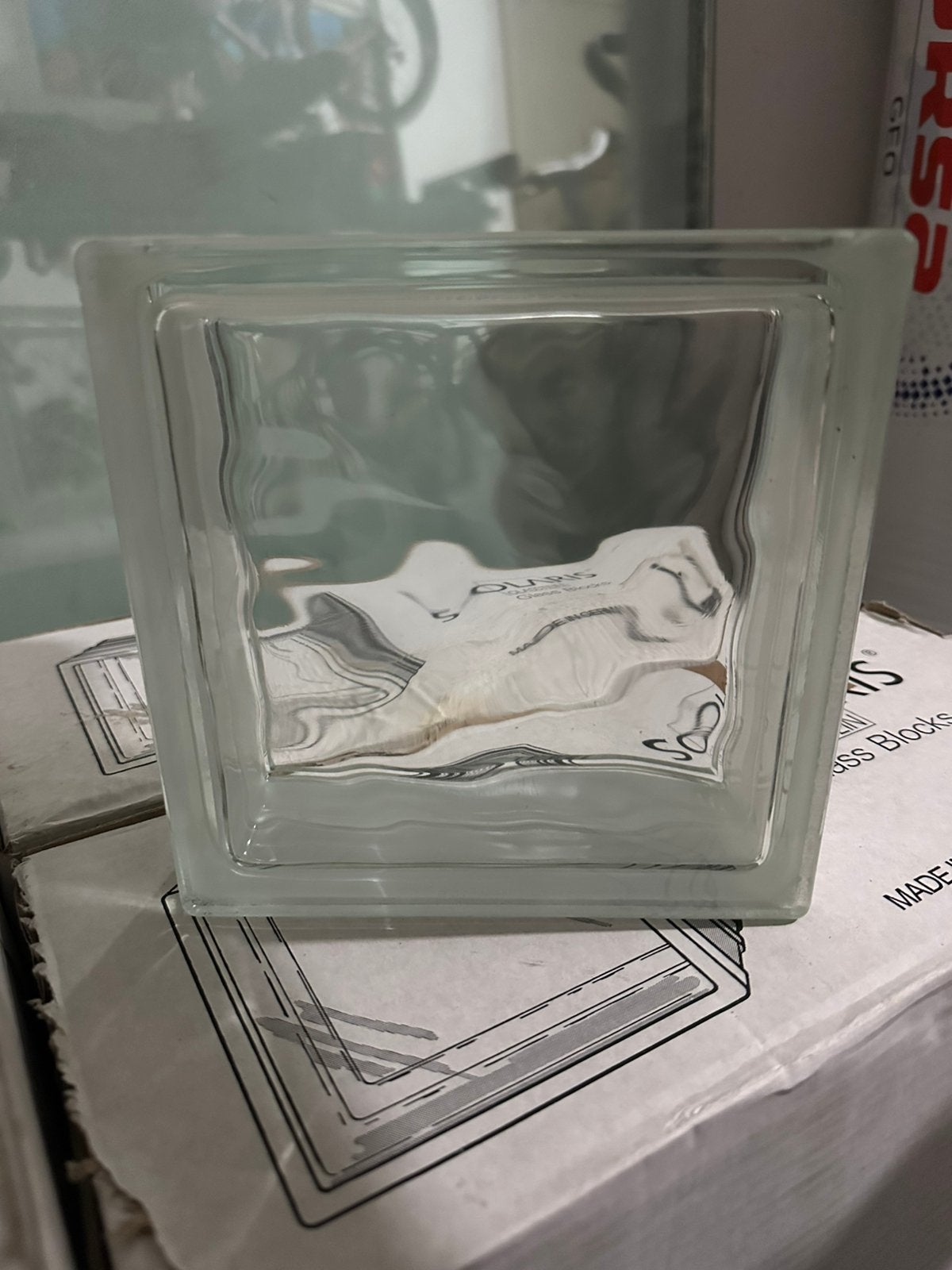 Glazen bouwstenen !! €2,50 per stuk ( 38 stuks ), Doe-het-zelf en Bouw, Ophalen, Nieuw