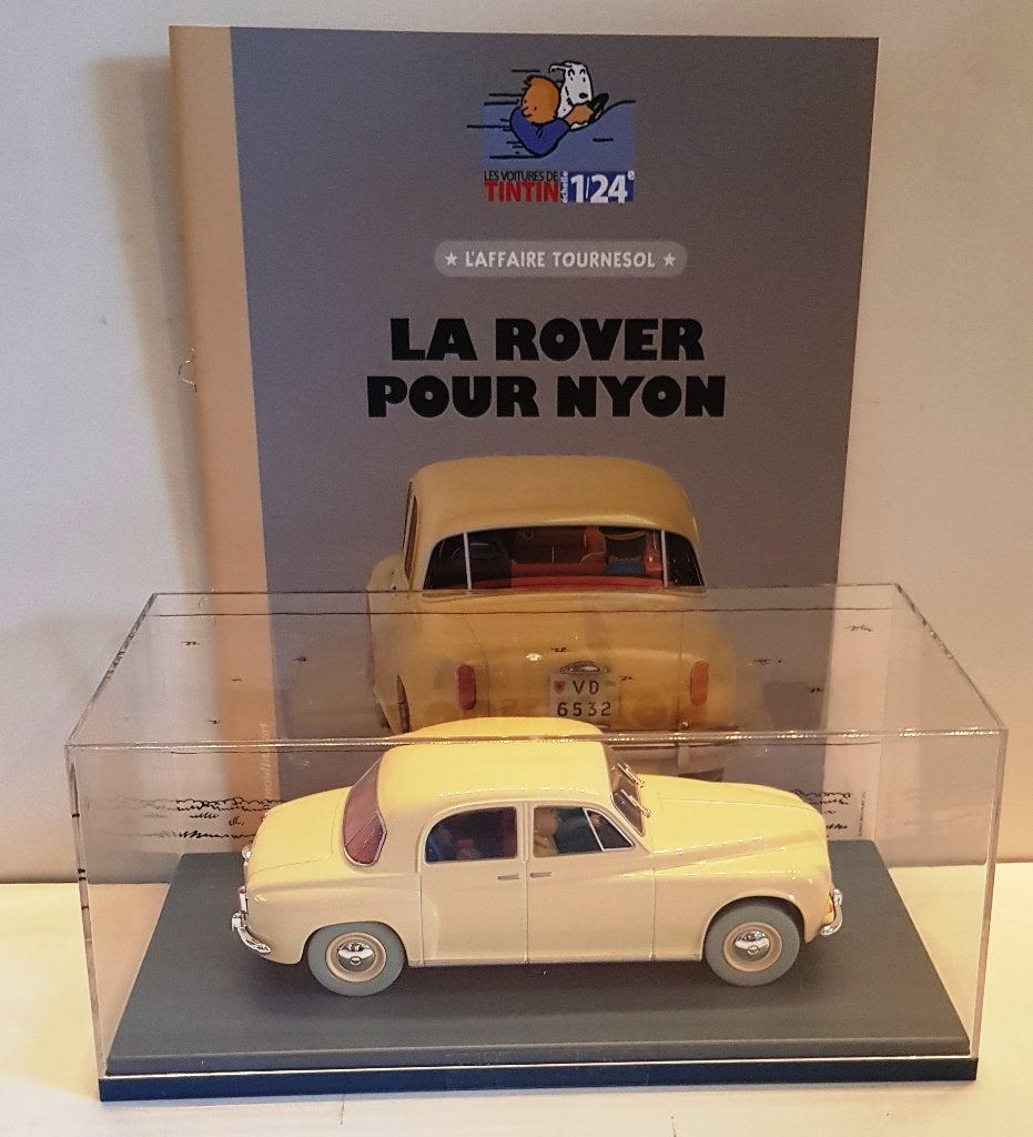 Les voitures de Tintin 1/24 N63, la Rover pour Nyon ", Verzenden, Kuifje, Nieuw, Beeldje of Figuurtje