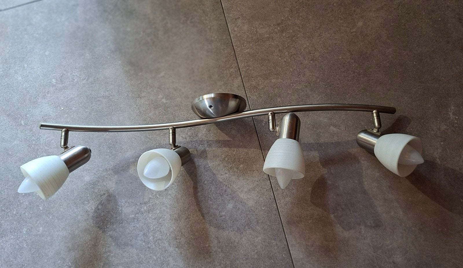 plafondverlichting met 4 lampen, Ophalen