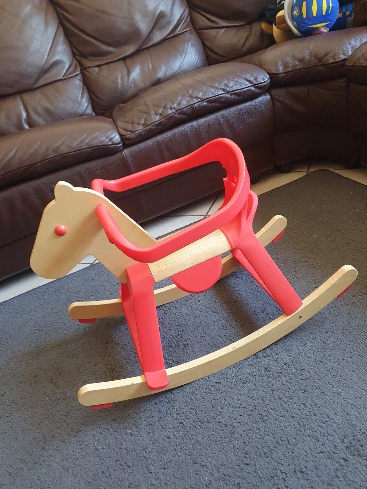 Cheval à bascule avec ou sans harnais, Enlèvement