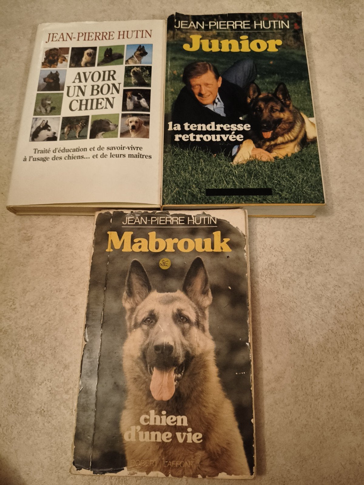 3 livres Jean-Pierre Hutin, Ophalen
