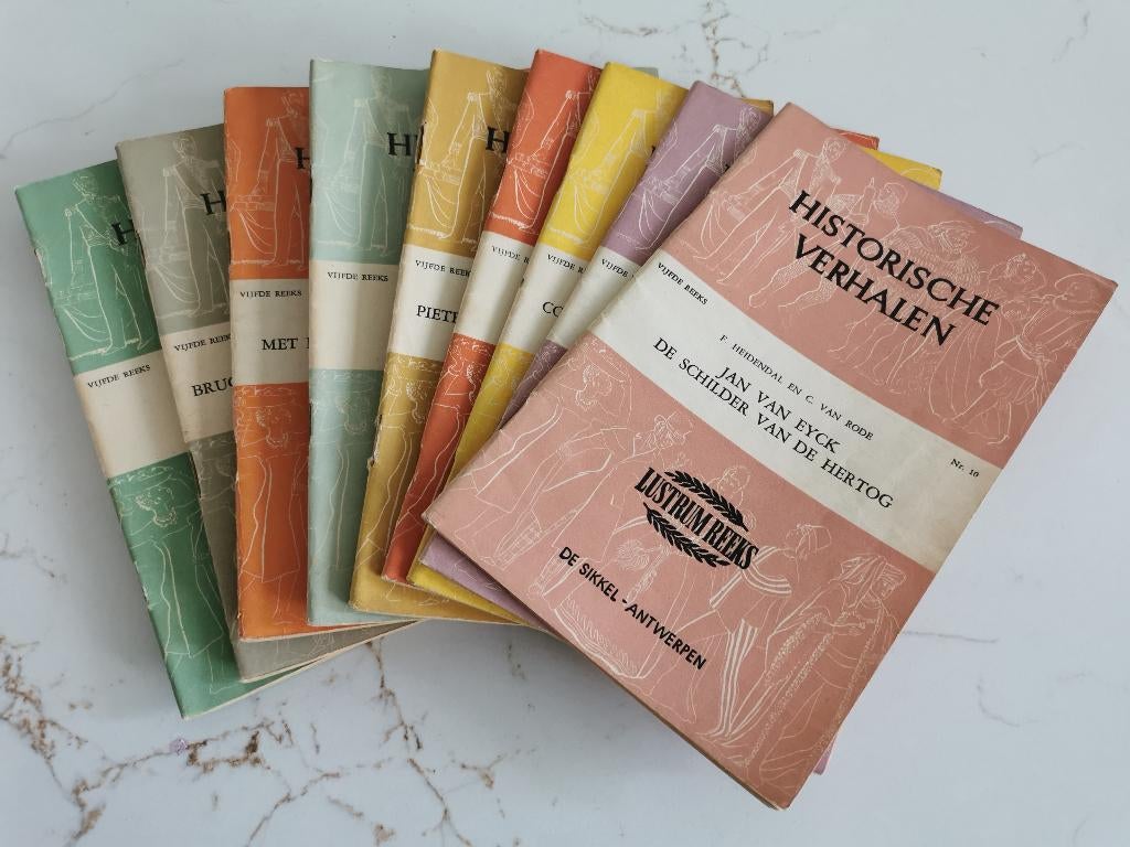 Historische verhalen - De Sikkel  vintage, Boeken, Schoolboeken, Gelezen, Geschiedenis, Overige niveaus, Ophalen