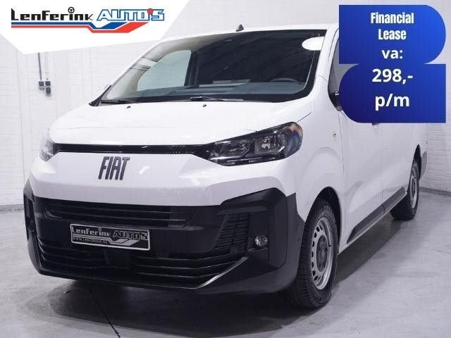 Fiat Scudo 2.0 Diesel 145 pk Aut. L3 Navi, Camera Airco, Cru, Auto's, Automaat, Wit, Bedrijf, Diesel