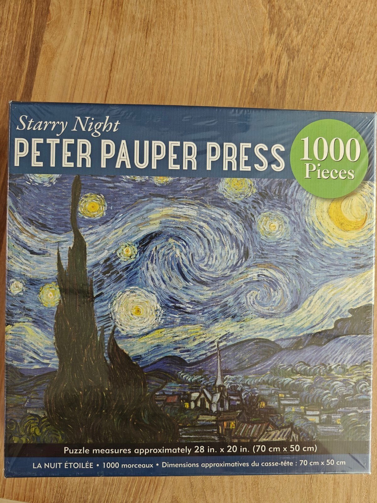 Puzzel - Starry Night (1000 st), Ophalen of Verzenden, 500 t/m 1500 stukjes, Nieuw, Legpuzzel