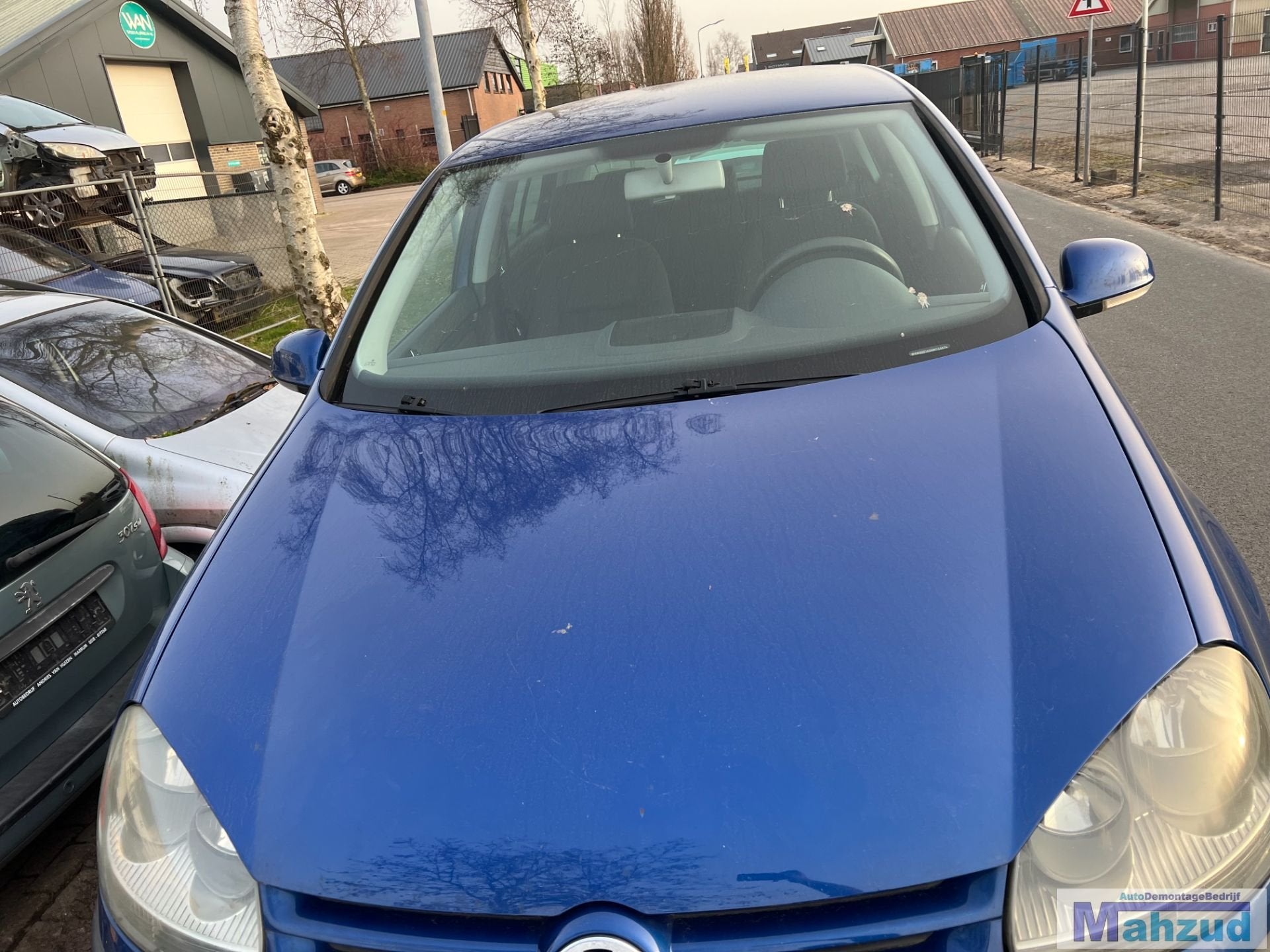VW GOLF 5 BLAUW LC5J Motorkap 2004-2009, Gebruikt, Volkswagen, Volkswagen AG, Vw@volkswagen.de