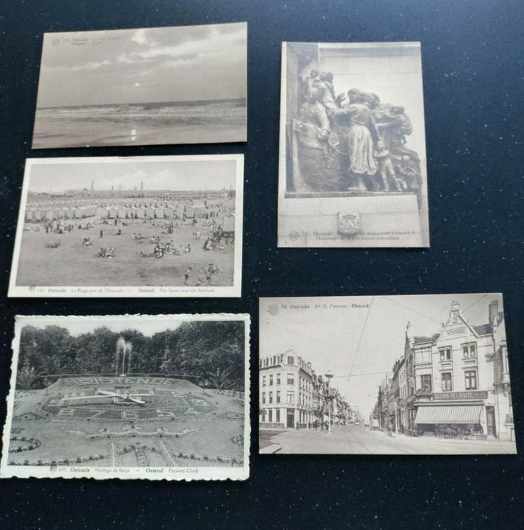 Postkaarten Oostende, Ophalen