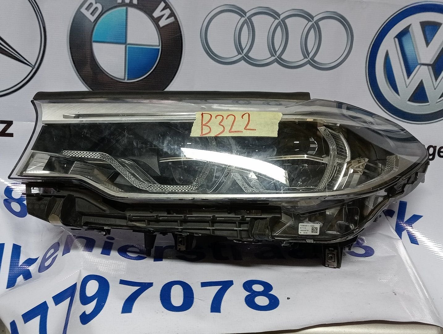 Koplamp Links BMW 5 Serie G30 G31 ADAPTIVE LED 7439209-01, Auto-onderdelen, Gebruikt, -, -, Ophalen of Verzenden