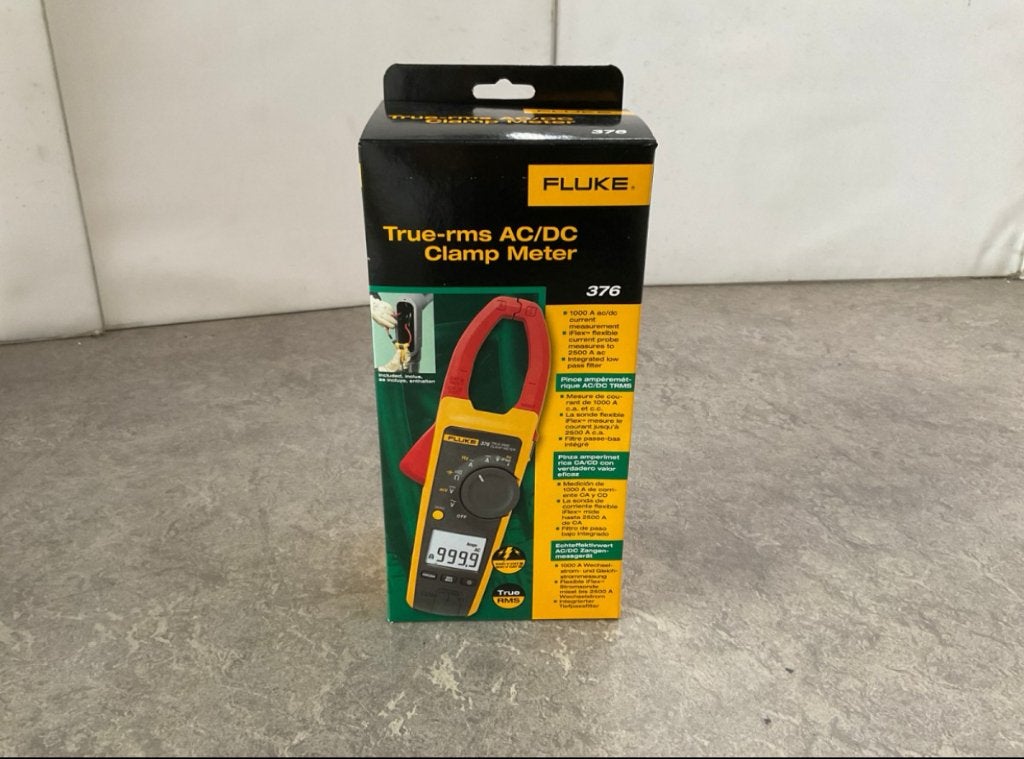 Fluke 376 met iFlex en draagtas  [Totaalpakket] NIEUW, Ophalen of Verzenden, Zo goed als nieuw, Elektriciteit