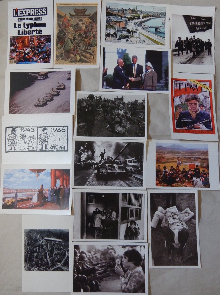 Set van 26 kaarten "Verschillende conflicten in de wereld”., Ophalen of Verzenden, Nieuw