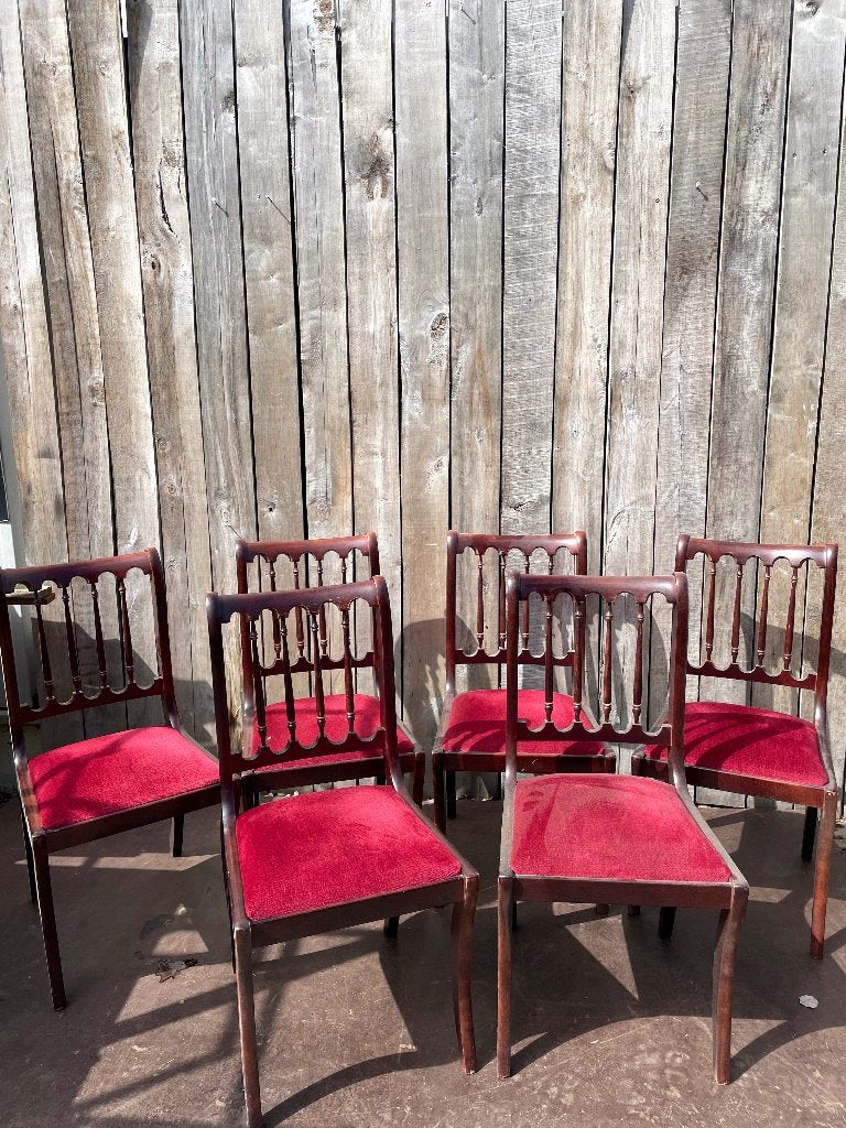 Mooie Napoleon III stijl stoelen ( 16 op voorraad), Huis en Inrichting, Overige materialen, Gebruikt, Ophalen of Verzenden, Vijf, Zes of meer stoelen