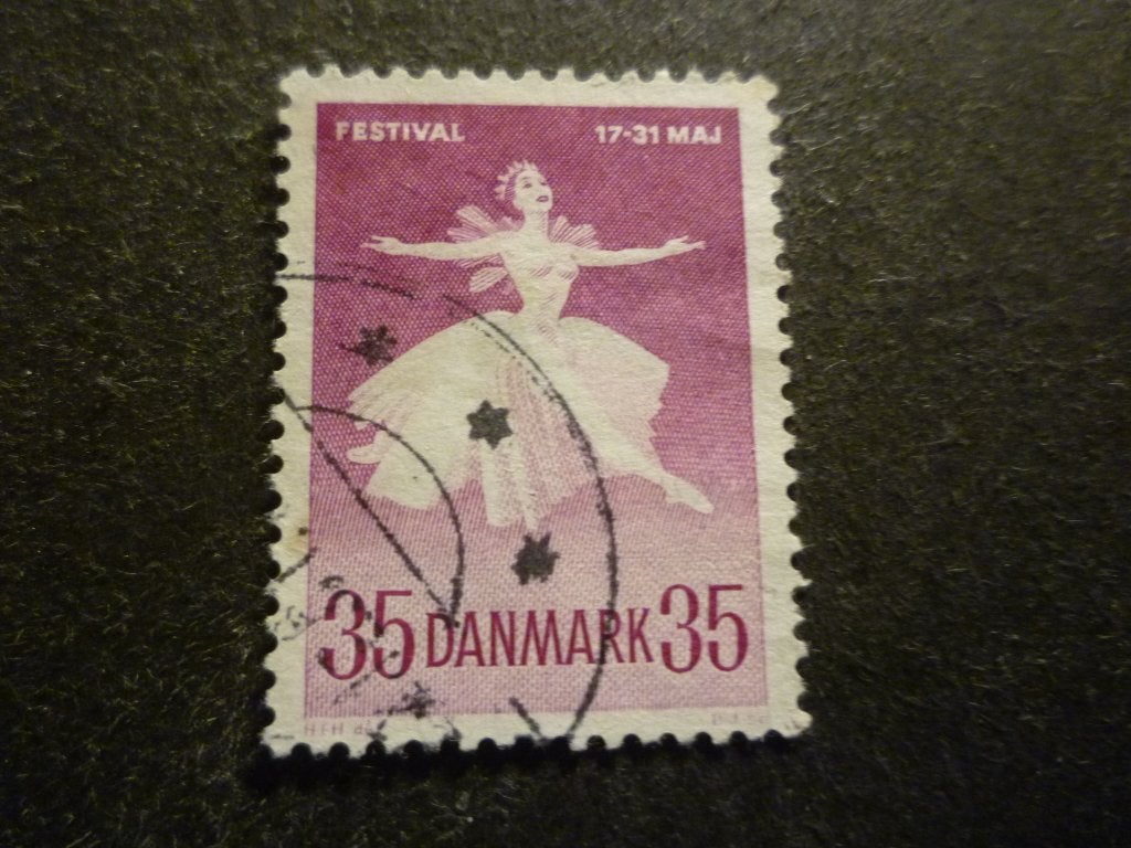 Denemarken/Danemark 1959 Mi 374(o) Gestempeld/Oblitéré, Timbres & Monnaies, Timbres | Europe | Scandinavie, Envoi, Danemark