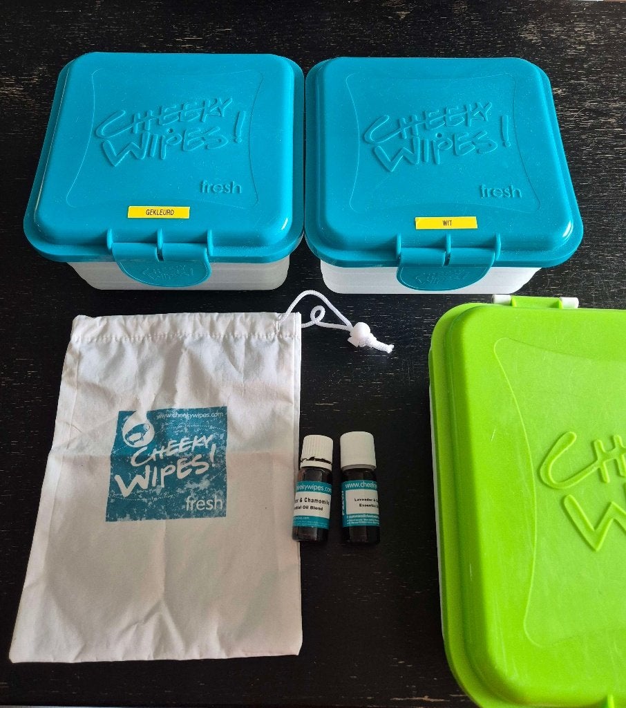 cheeky wipes dozen, zakje, lavendel olie, Ophalen, Gebruikt, Overige typen, Overige merken