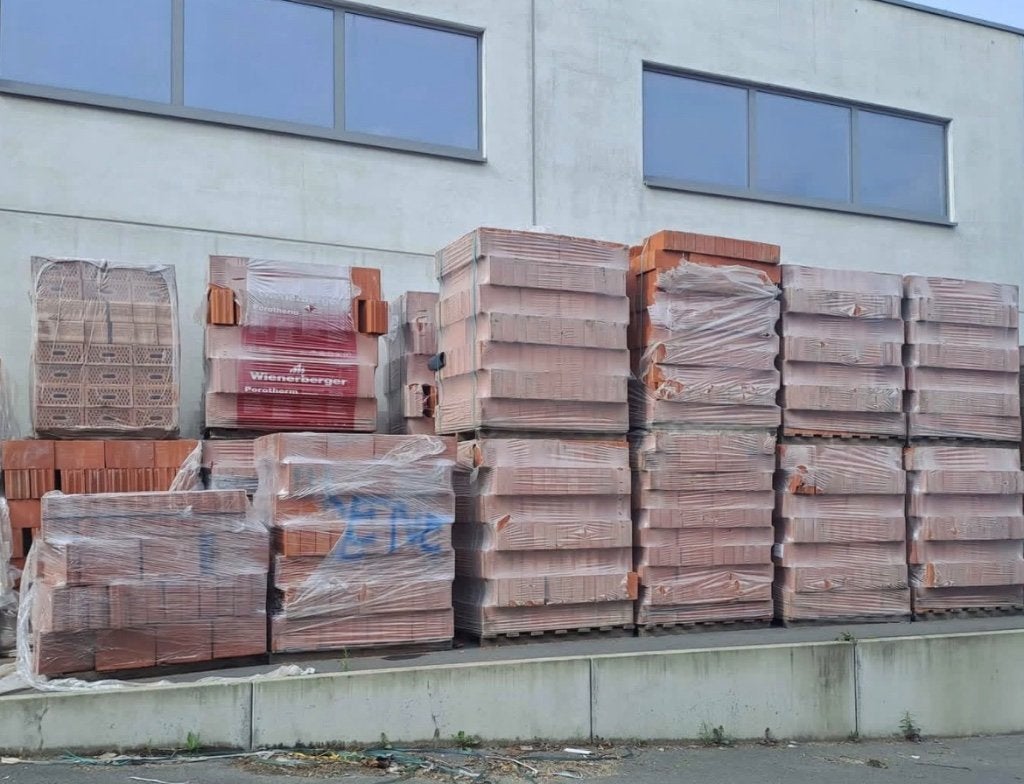 Snelbouwstenen per pallet, Doe-het-zelf en Bouw, Metselstenen, Ophalen, Nieuw, Bakstenen