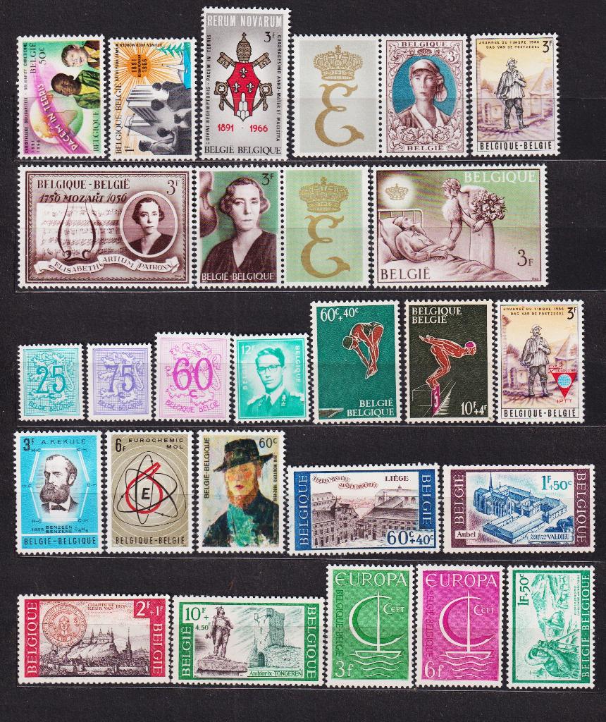 Belgique 1966 **, Envoi, Non oblitéré, Neuf