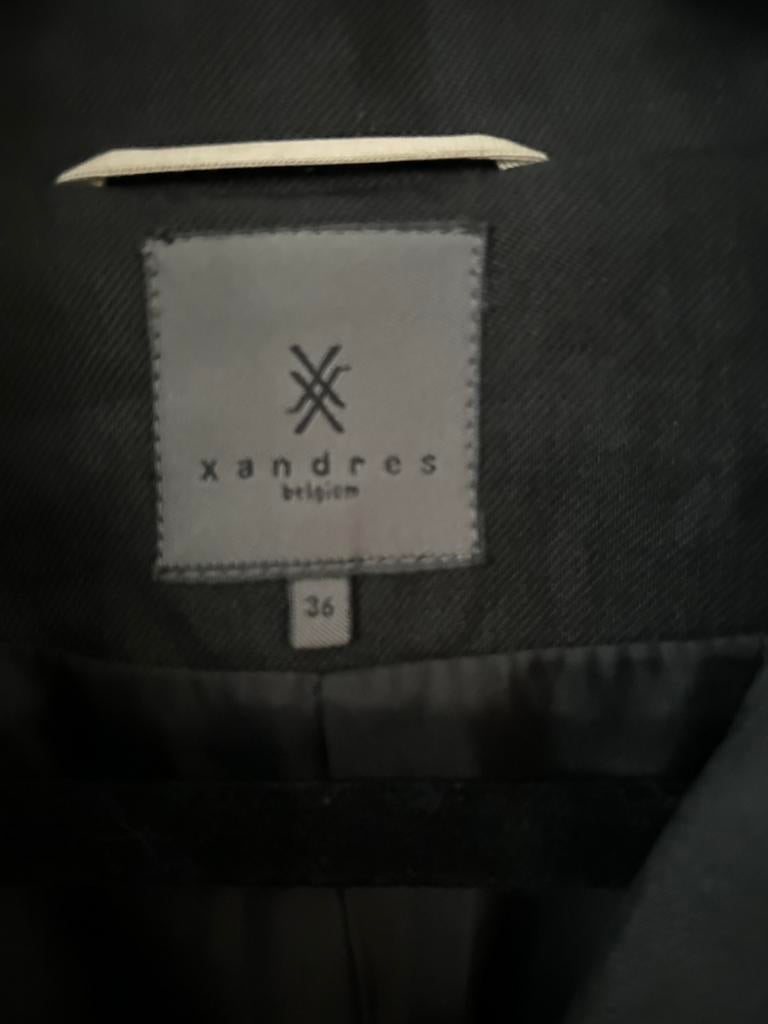 Xandres maat 36 blazer, Ophalen of Verzenden, Zo goed als nieuw, Maat 36 (S), Zwart