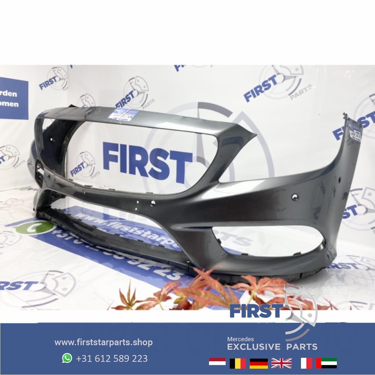 W218 X218 BUMPER FACELIFT 2017 CLS AMG VOORBUMPER origineel, Gebruikt, -, Voor, -