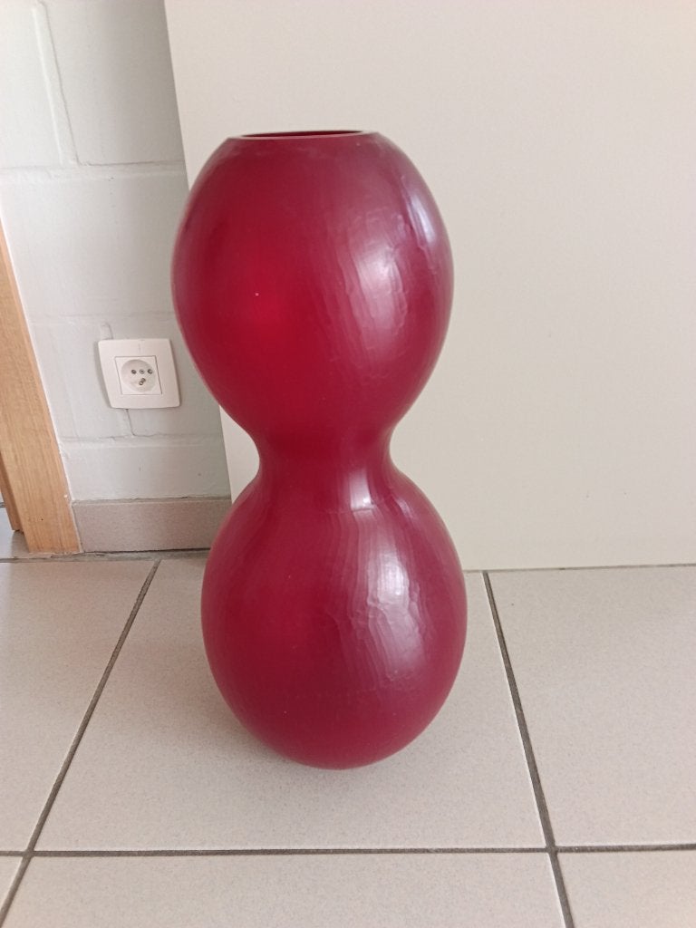 Grote vaas, Huis en Inrichting, Ophalen, Geschikt voor droogbloemen, 50 cm, Rood