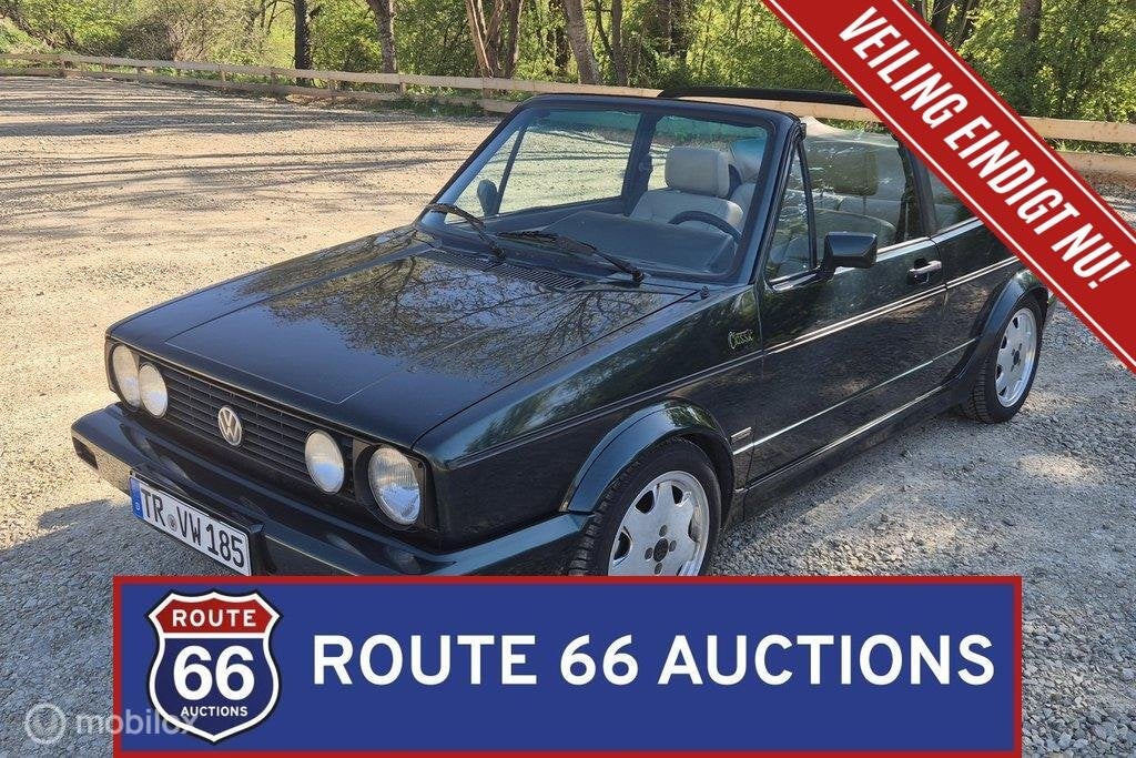 Volkswagen Golf Cabriolet Classic Line | 1991 | Route 66 Auc, Autos, Achat, Entreprise, Autre carrosserie, Essence