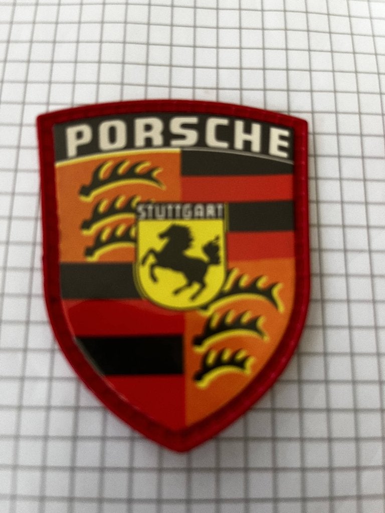 Badge Porsche, Verzamelen, Ophalen, Nieuw, Sport